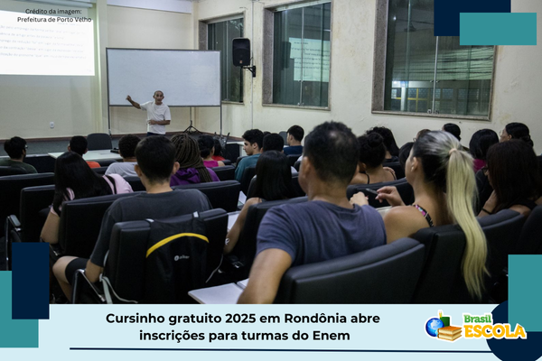 No momento, você está visualizando cursinho gratuito em Rondônia recebe inscrições