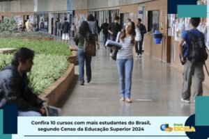 Leia mais sobre o artigo 10 cursos superiores com mais estudantes no Brasil em 2024