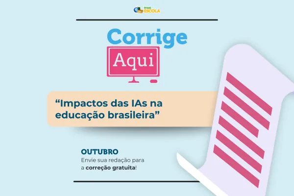 No momento, você está visualizando Redação Enem 2025 sobre impactos da IA na educação; corrija de graça