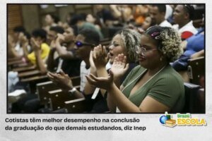 Leia mais sobre o artigo Cotistas têm melhor desempenho na conclusão da graduação, diz Inep