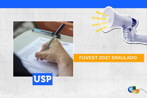 Leia mais sobre o artigo Fuvest 2027: simulado da 1ª fase acontece neste domingo (26)