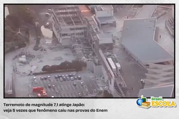 Leia mais sobre o artigo Terremoto no Japão: veja 5 vezes que tema já caiu no Enem