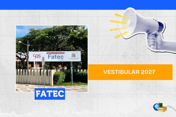 No momento, você está visualizando Fatecs 2027: inscrição do vestibular inicia nesta segunda (14)
