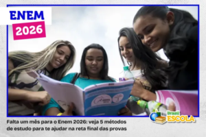 Leia mais sobre o artigo 1 mês para o Enem 2026: veja 5 dicas para te ajudar na reta final