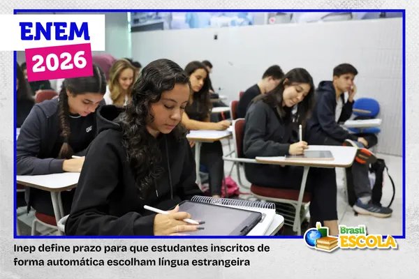 No momento, você está visualizando Enem 2026: inscritos automaticamente devem escolher língua estrangeira