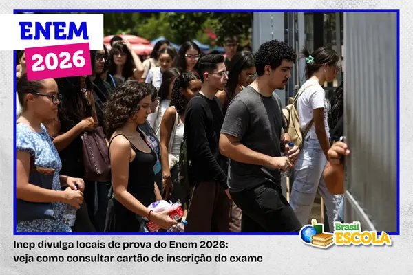 No momento, você está visualizando Enem 2026: local de prova disponível; veja cartão aqui